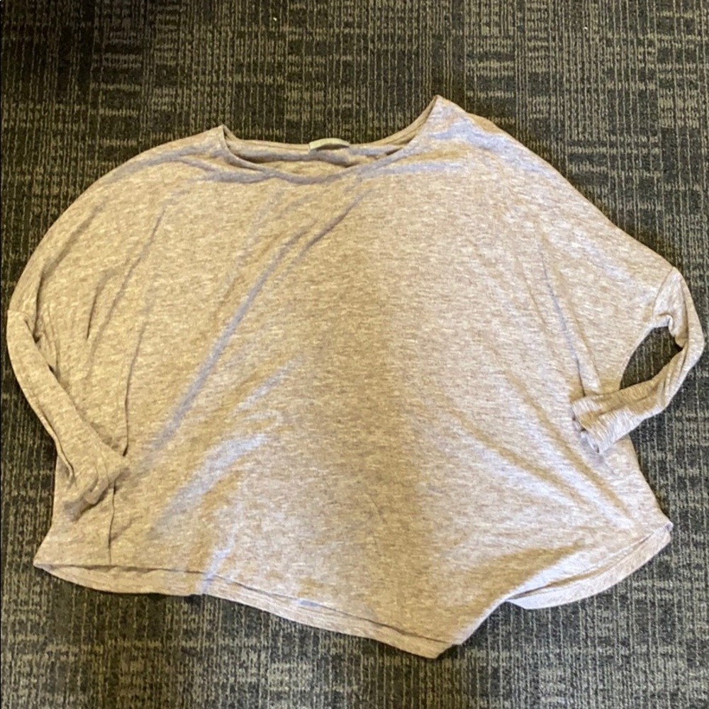 Purple gray top